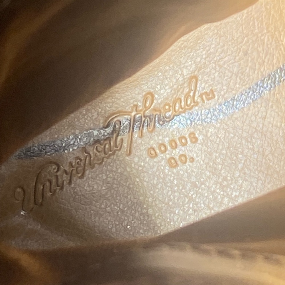 Universal Threads Tan Heeled Boot Size 11 - image 6